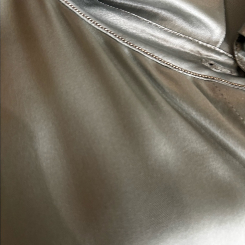 Lafayette 148 New York Peppermint 100% Silk Bell Sleeve Blouse XL $498 Old Money - Picture 7 of 7